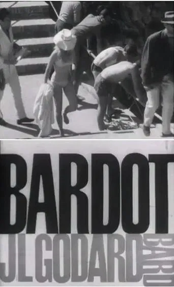 Bardot et Godard poster