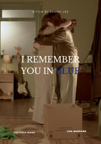 I remember you in blue poster