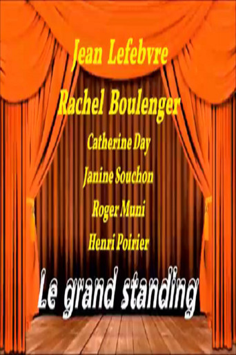 Le grand standing poster