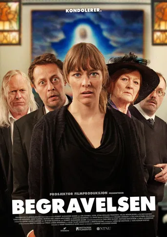 Begravelsen poster