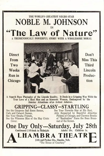 The Law of Nature poster