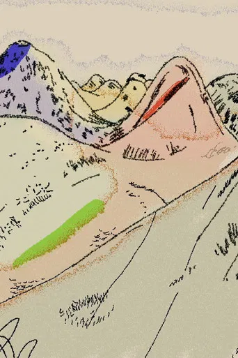 Mountain Castle Mountain Flower Plastic poster