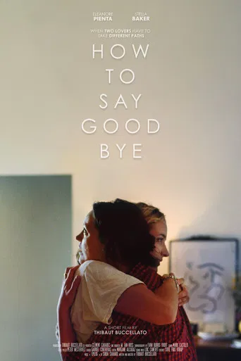 How to Say Goodbye poster