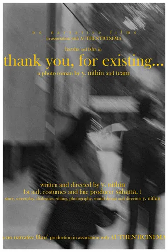 thank you, for existing... poster