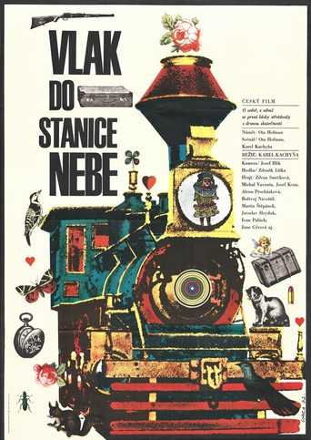 Vlak do stanice Nebe poster