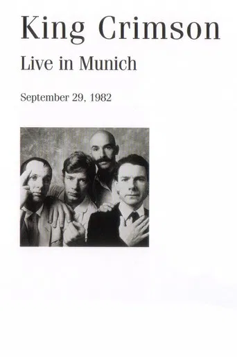 King Crimson: Live in Munich, 1982 poster