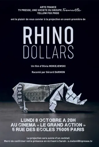 Rhino dollars poster