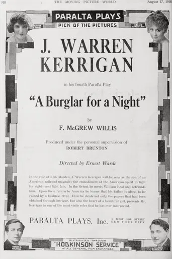 A Burglar for a Night poster