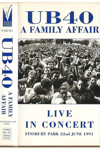 UB40 Live at Finsbury Park poster