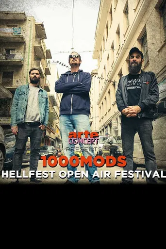 1000mods - Hellfest 2024 poster
