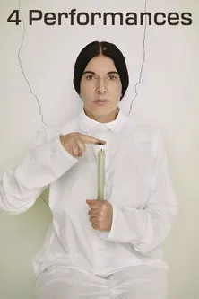 4 Performances by Marina Abramovic 1975-1976 poster