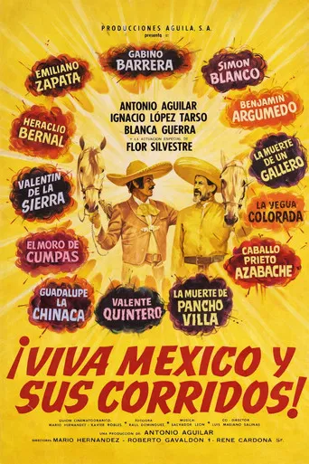 Viva México y sus corridos poster