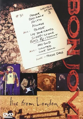 Bon Jovi - Live from London poster