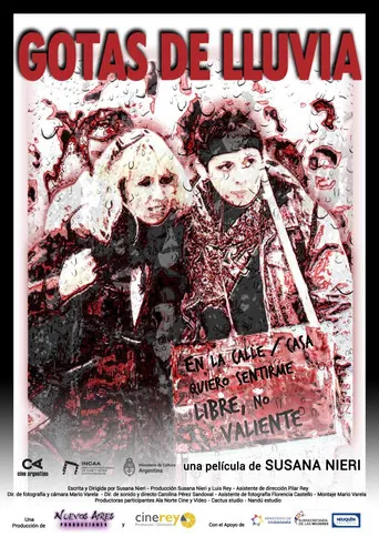 Gotas de lluvia poster