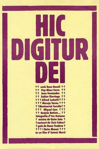 Hic Digitur Dei poster