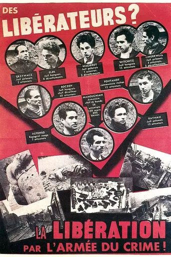 Les Résistants de l'Affiche Rouge poster