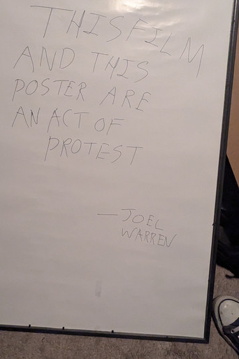 THIS FILM AND THIS POSTER ARE AN ACT OF PROTEST poster