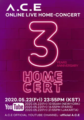 A.C.E 'HOMECERT' 3RD DEBUT-ANNIVERSARY poster