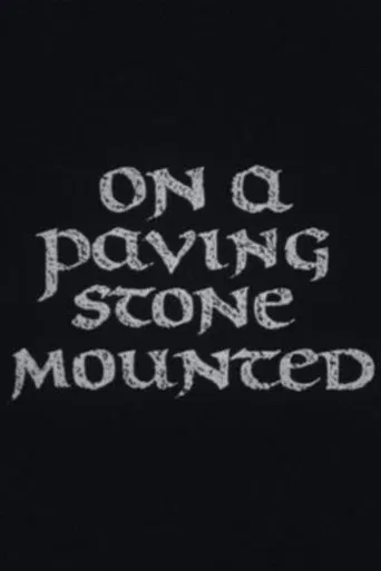 On a Paving Stone Mounted poster