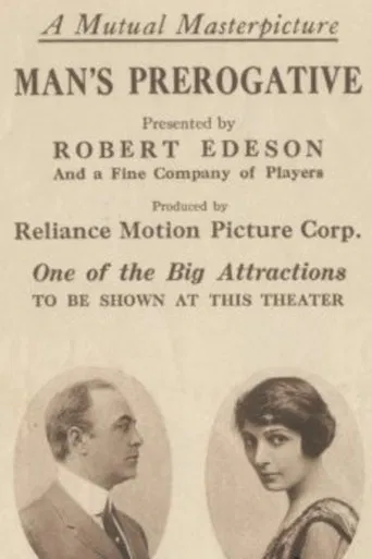 Man's Prerogative poster