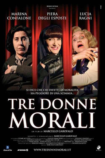 Tre donne morali poster
