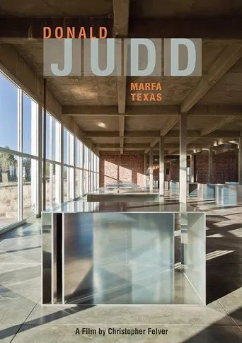 Donald Judd: Marfa Texas poster