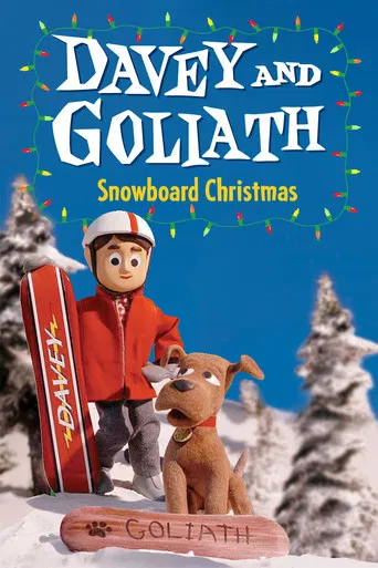 Davey and Goliath's Snowboard Christmas poster
