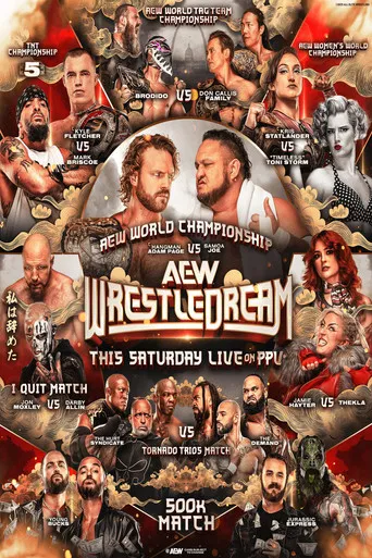 AEW WrestleDream 2025 poster