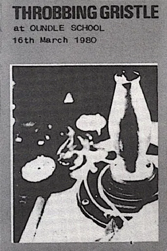 Throbbing Gristle: Live at Oundle School, 16th March 1980 poster