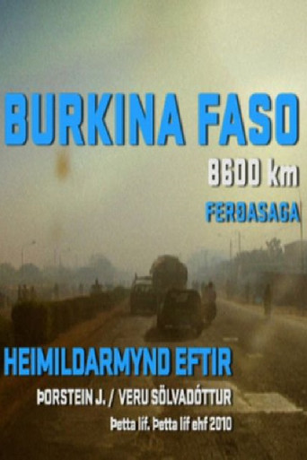 Burkina Faso 8600 km poster
