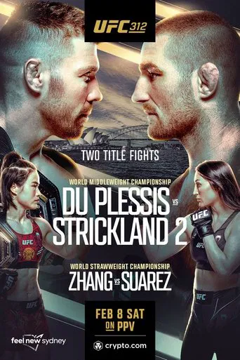 UFC 312: Du Plessis vs. Strickland 2 poster