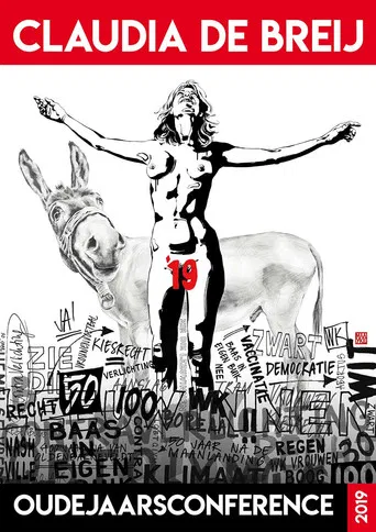 Claudia de Breij: Oudejaarsconference 2019 poster