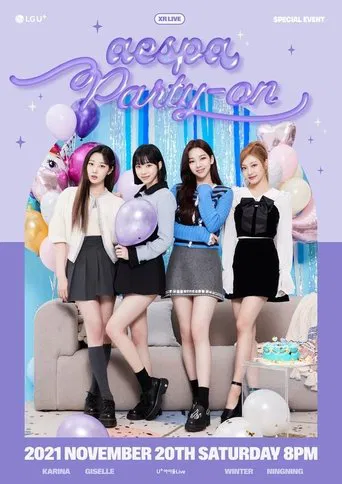 XR LIVE aespa SPECIAL EVENT "Party-On" poster