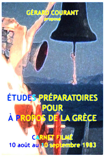 Études préparatoires pour "À propos de la Grèce" poster