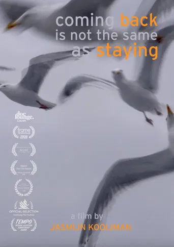 Coming back is not the same as staying poster