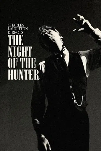 Charles Laughton Directs "The Night of The Hunter" poster