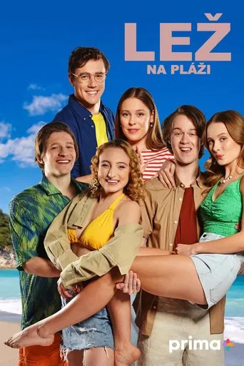 Lež na pláži poster