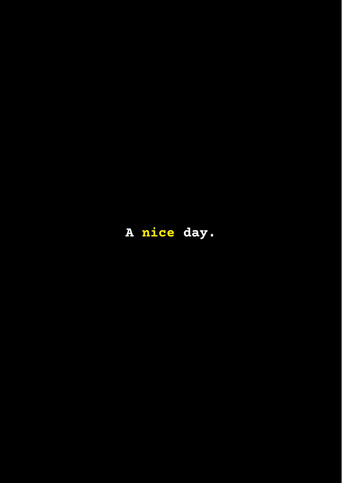 A nice day. poster