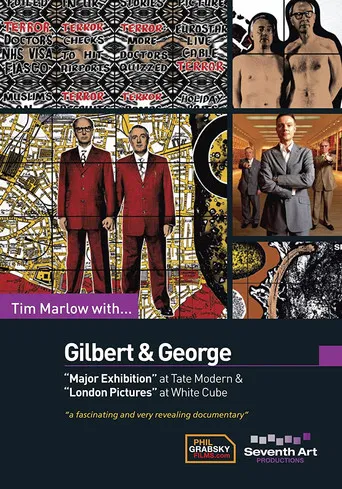 Tim Marlow with Gilbert & George poster