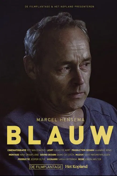 Blauw poster