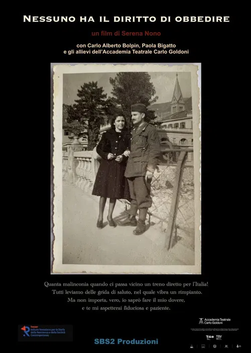 Nessuno ha il diritto di obbedire poster