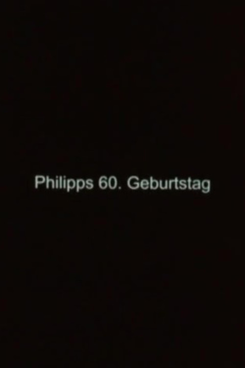 Philipp's 60th Birthday poster