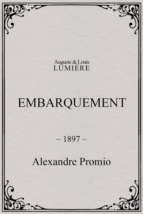 Embarquement poster