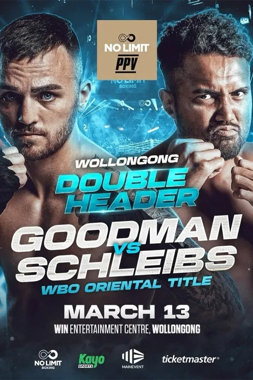 Sam Goodman vs. Mark Schleibs poster