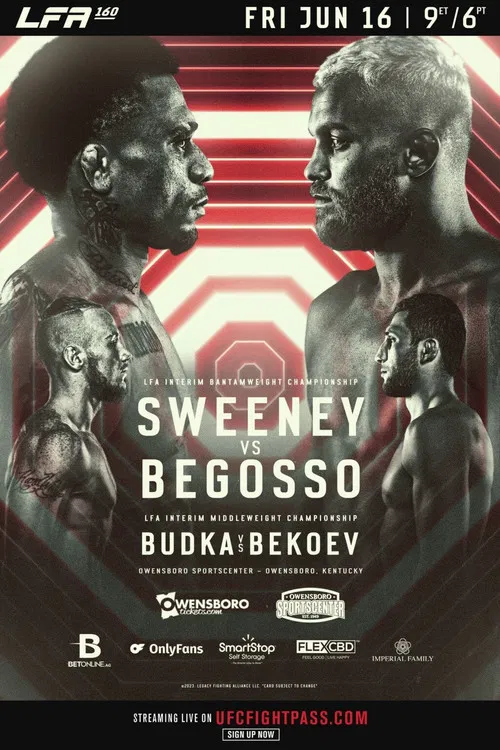 LFA 160: Sweeney vs. Begosso poster