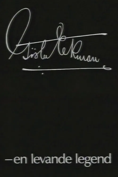 Gösta Ekman - En levande legend poster