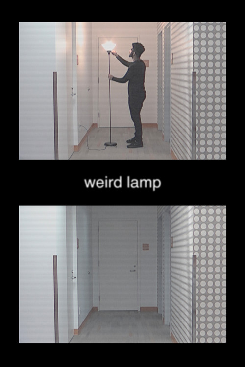 weird lamp poster