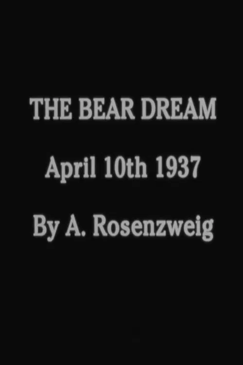 The Bear Dream poster