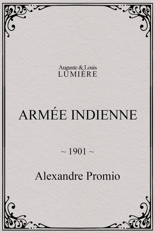 Armée indienne poster