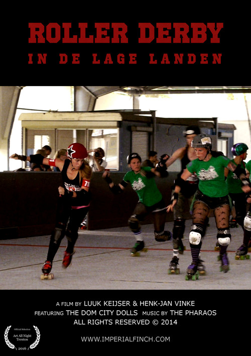 ROLLER DERBY IN THE LOW COUNTRIES poster